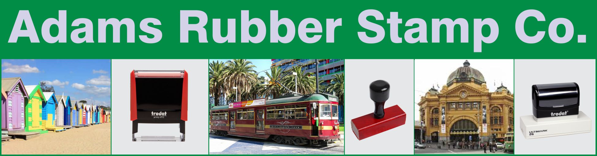 Adams Rubber Stamps - Melbourne Victoria